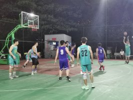 <b>篮球友谊赛----绿屿环境队与市生态环境系统队</b>